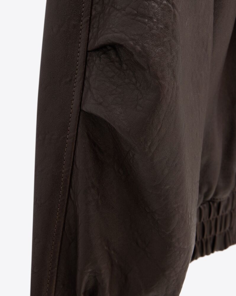 Bomber Jacket in Lambskin