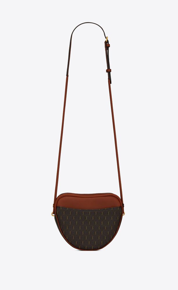 le monogramme cœur bag in cassandre canvas and smooth leather