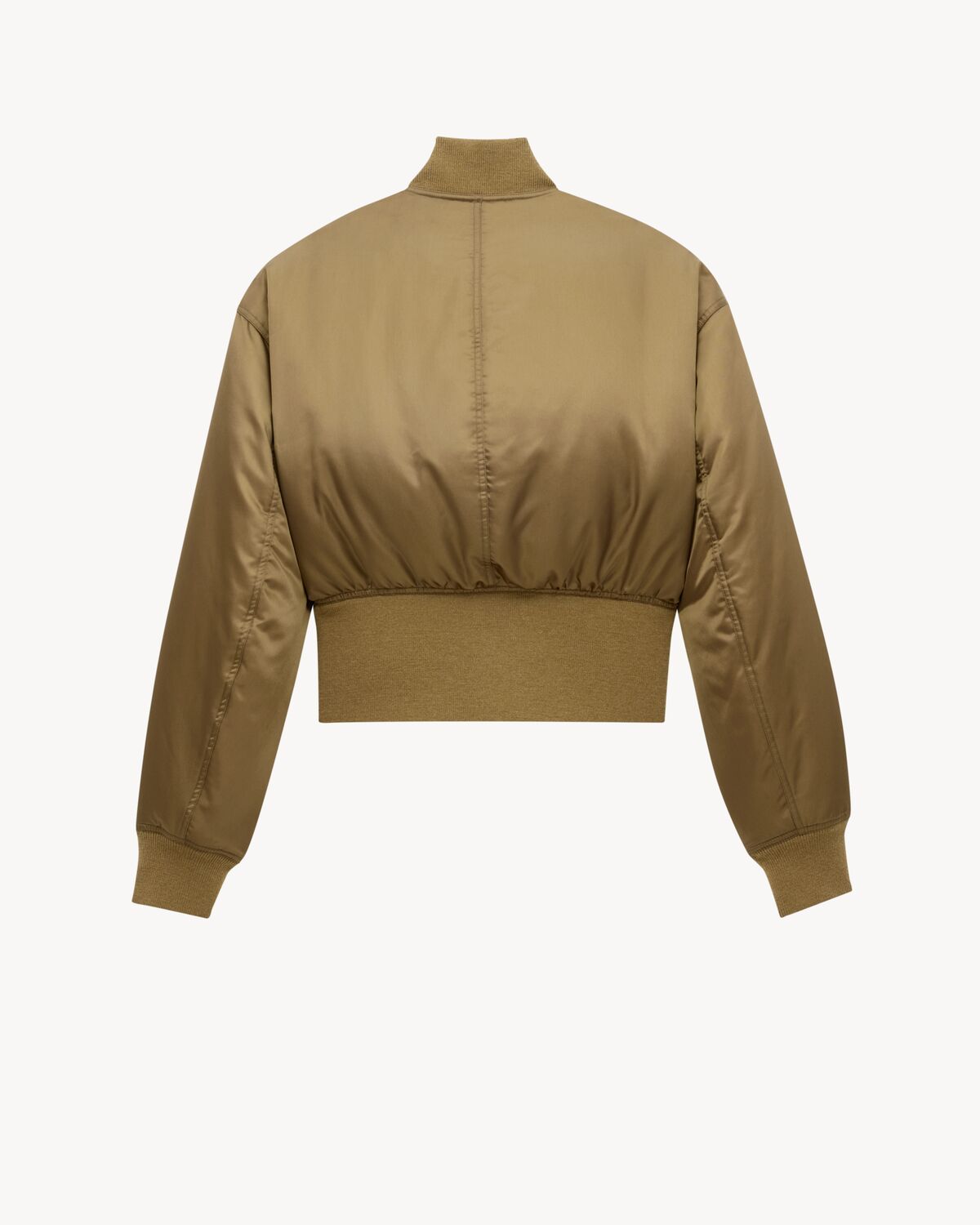 bomber jacket in shiny nylon