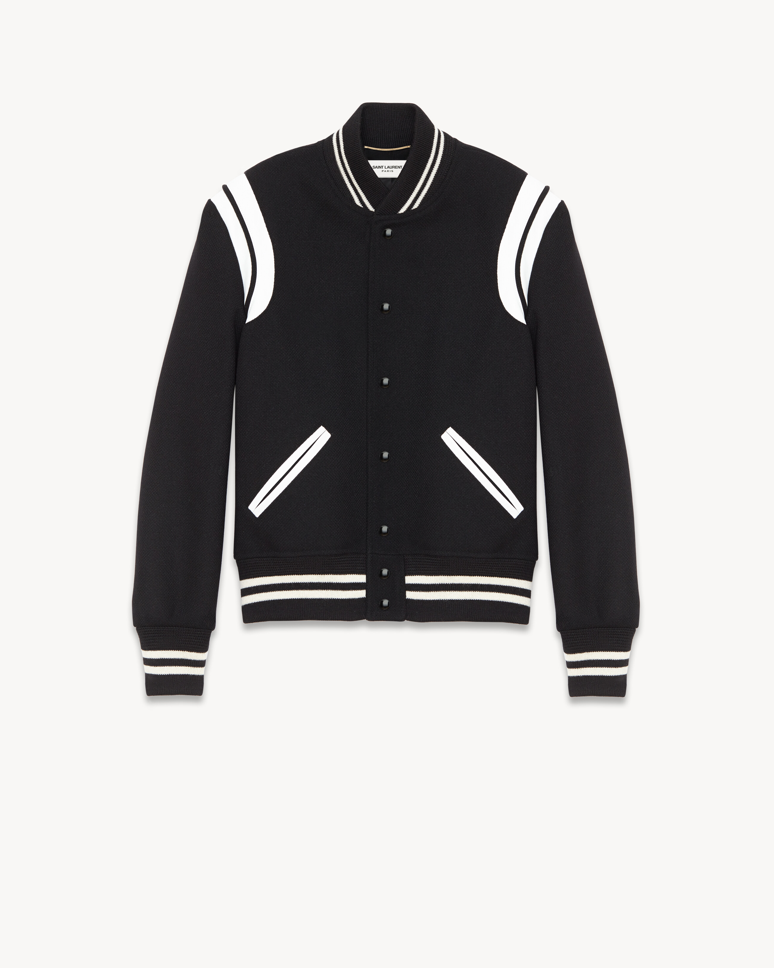 Saint laurent teddy jacket in wool | Saint Laurent | YSL.com