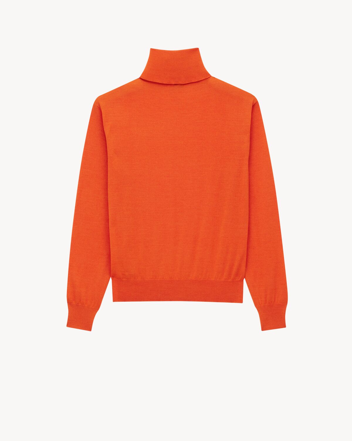 turtleneck sweater in cashmere, wool and silk