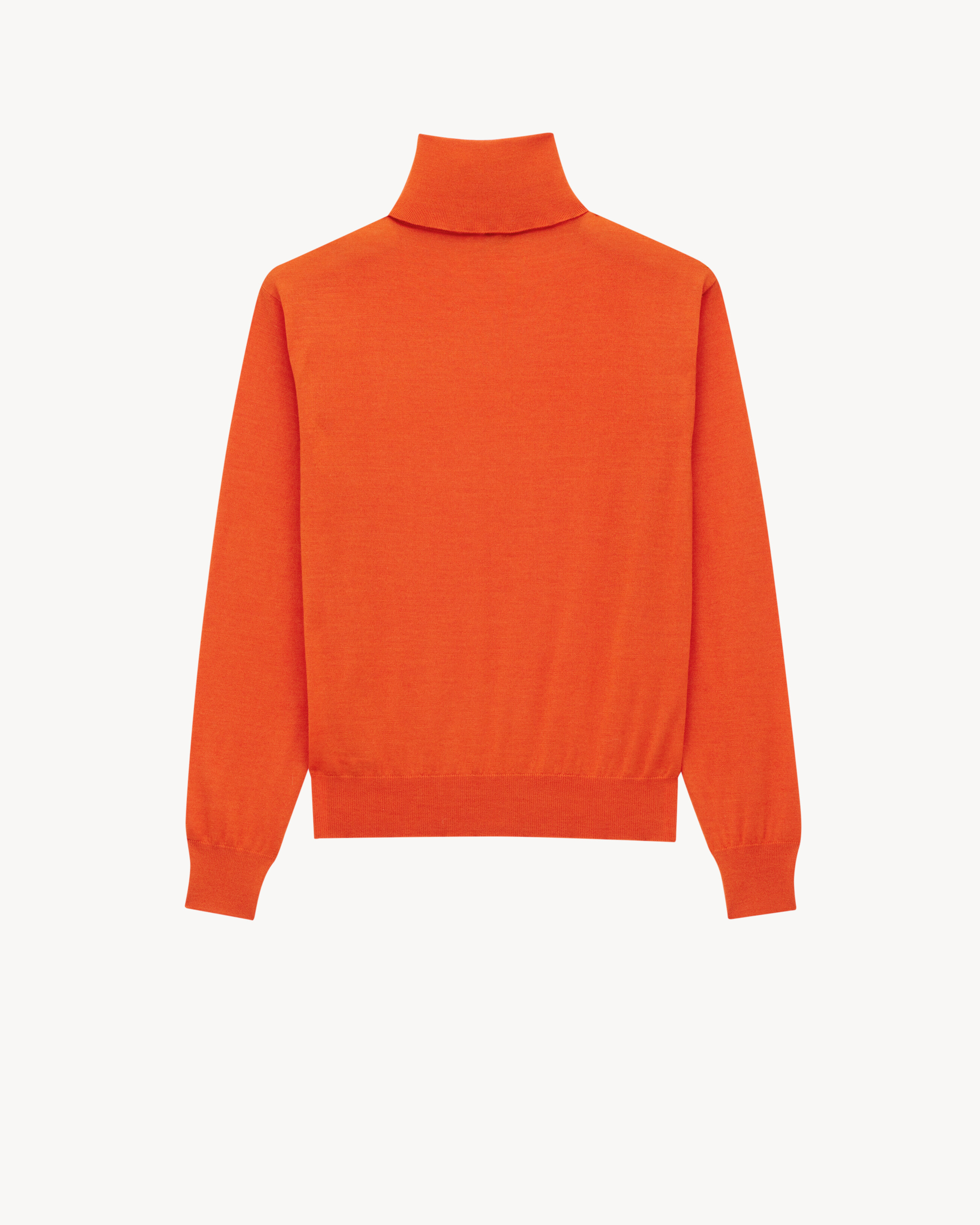 turtleneck sweater in cashmere, wool and silk