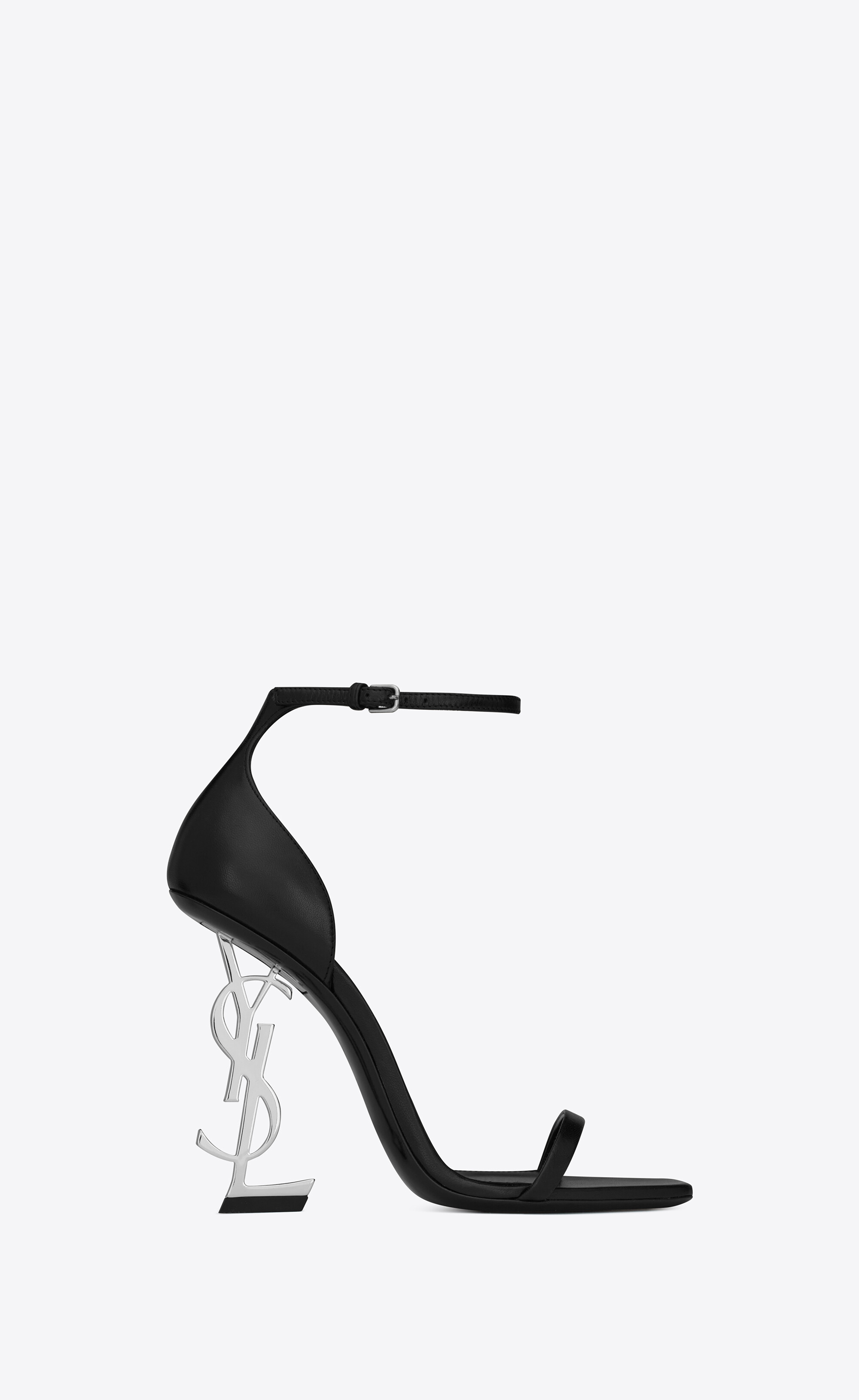 Saint Laurent - Authenticated Opyum Heel - Leather Black Plain for Women, Good Condition