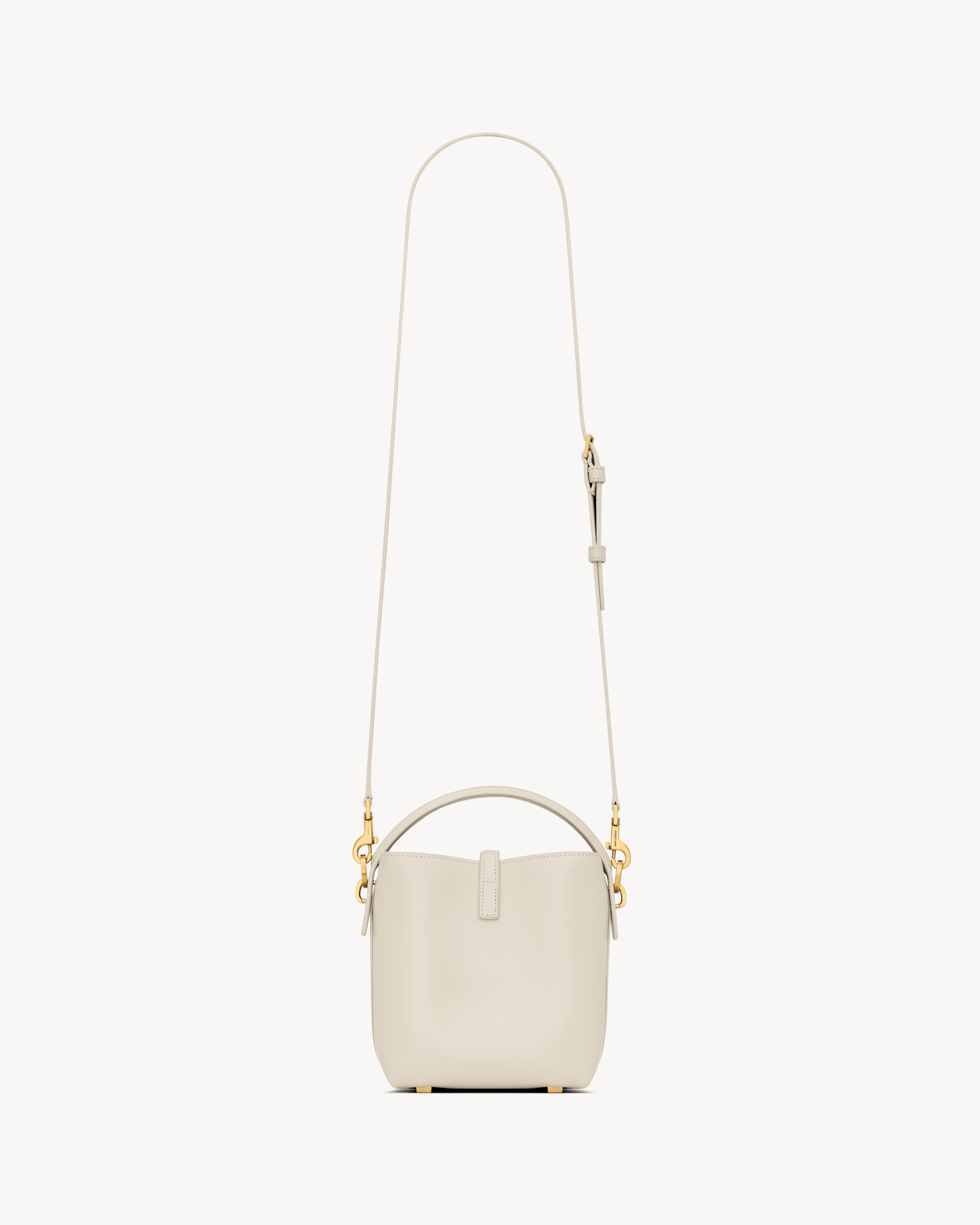 LE 37 Mini-Tasche aus glänzendem Leder