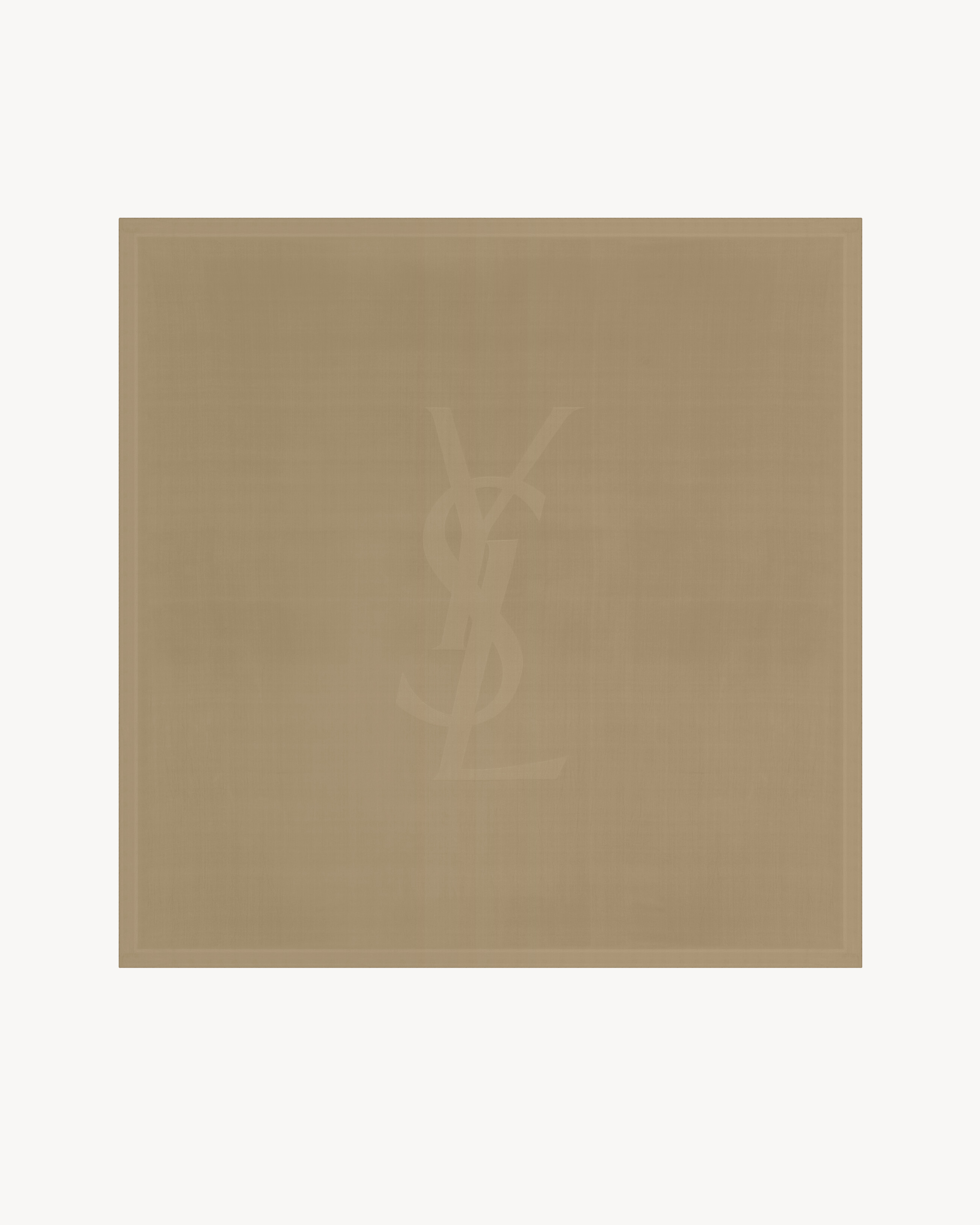 CASSANDRE square scarf in silk charmeuse