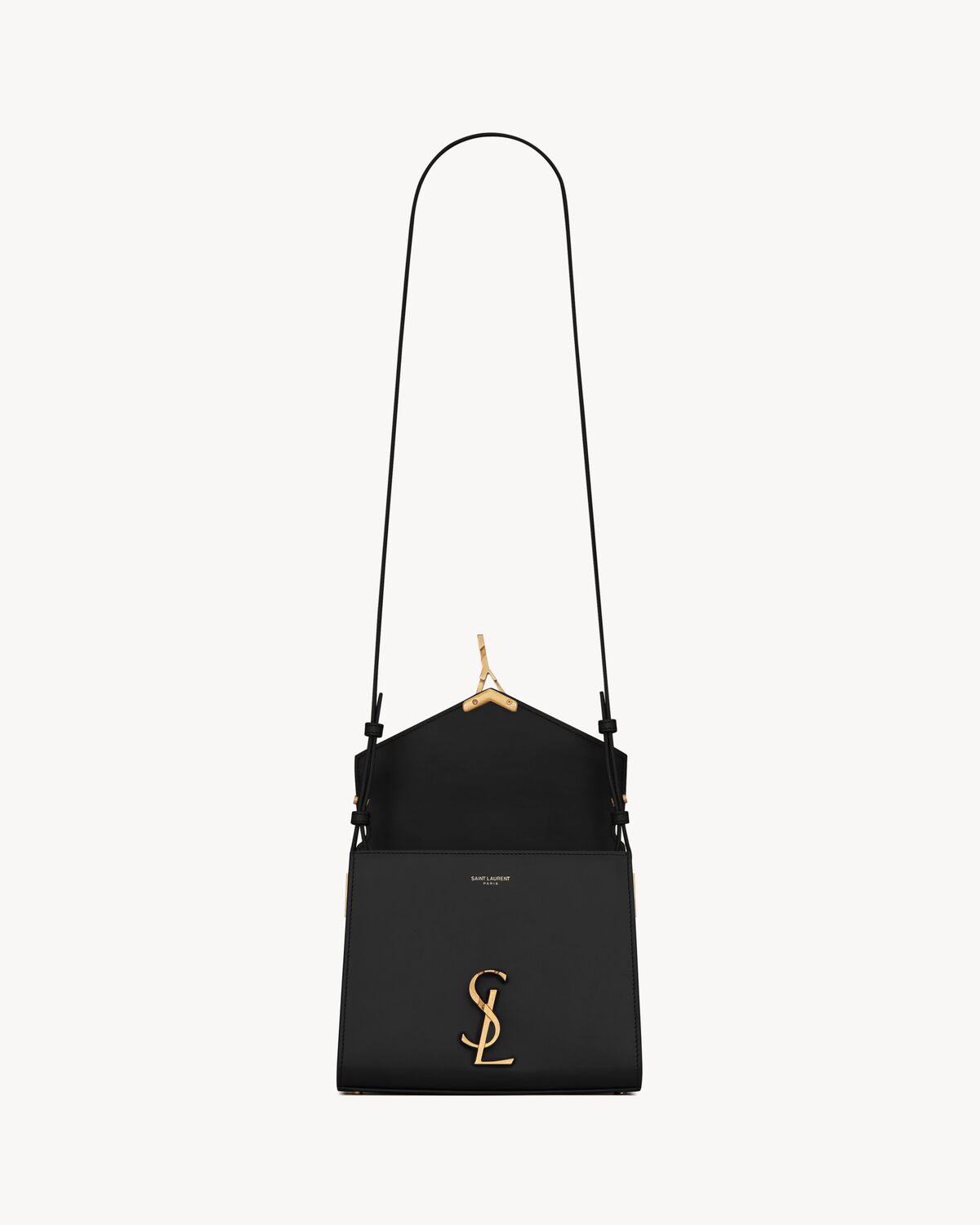 BOLSO MINI CASSANDRA con asa en la parte superior de piel Box Saint Laurent