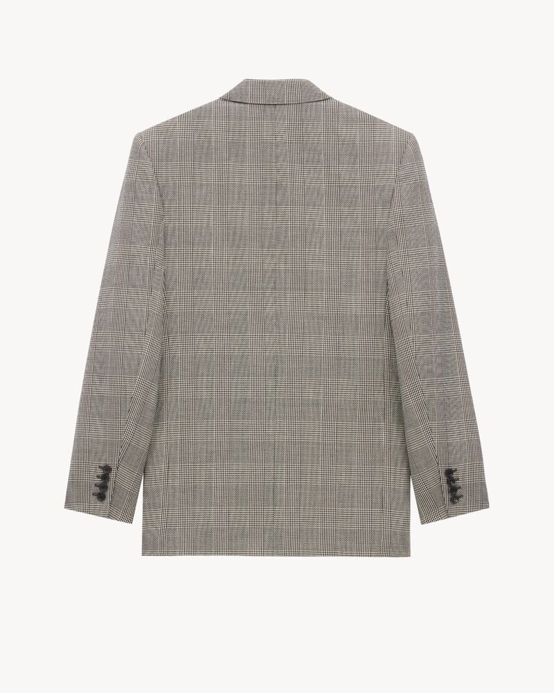 Yves jacket in prince of wales wool