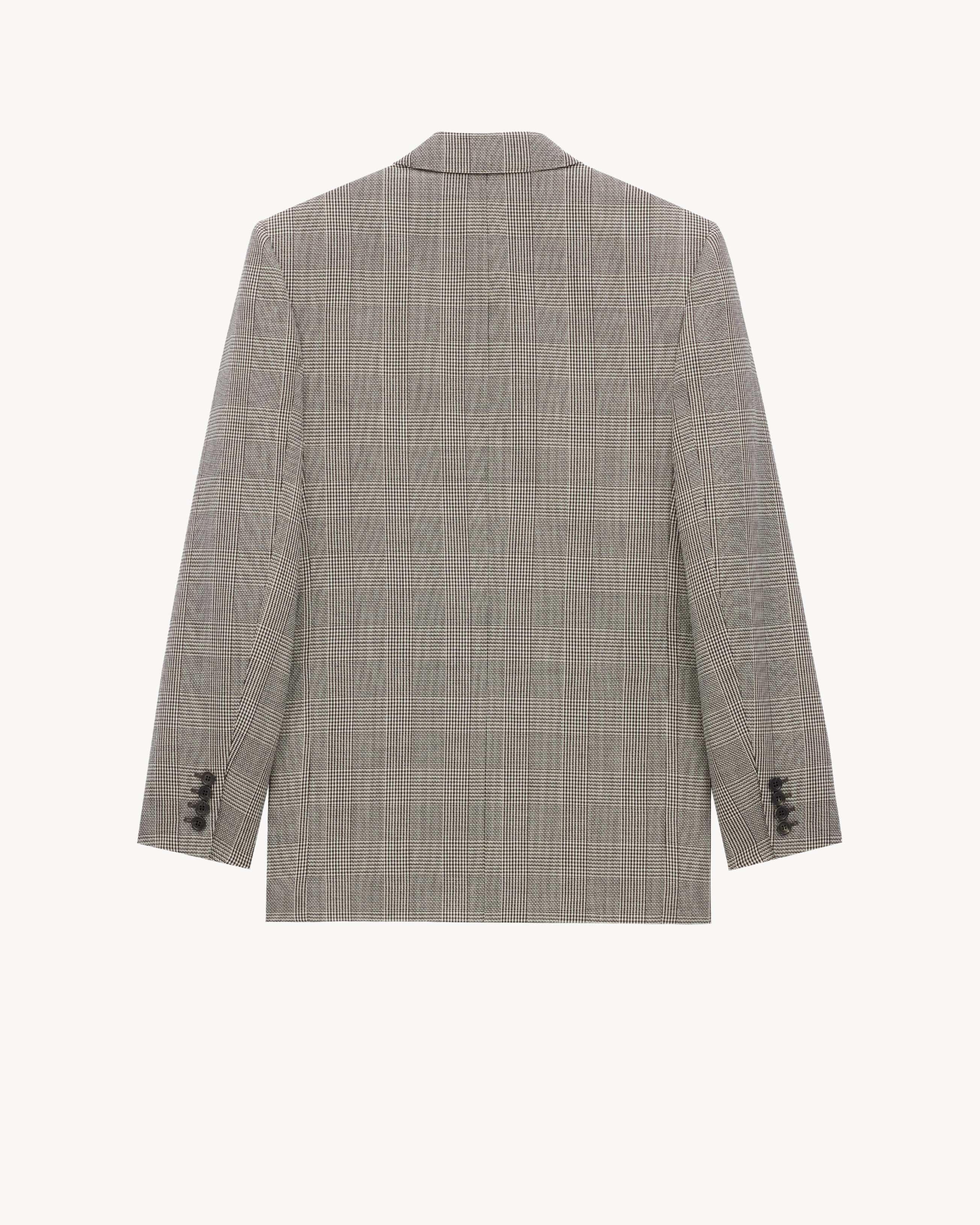 Yves jacket in prince of wales wool