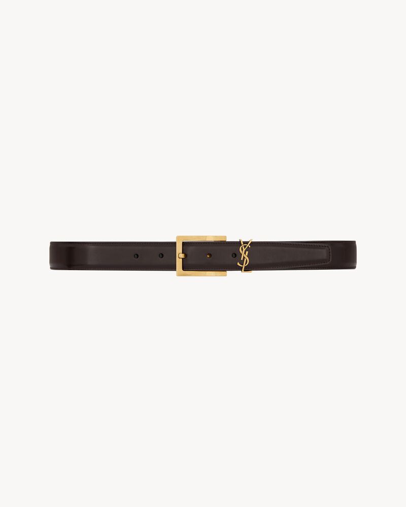CASSANDRE belt in shiny leather