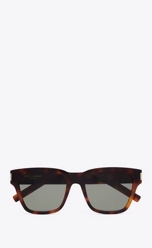 Womens Accessories Sunglasses Saint Laurent Synthetic Aviator Sunglasses in Brown 