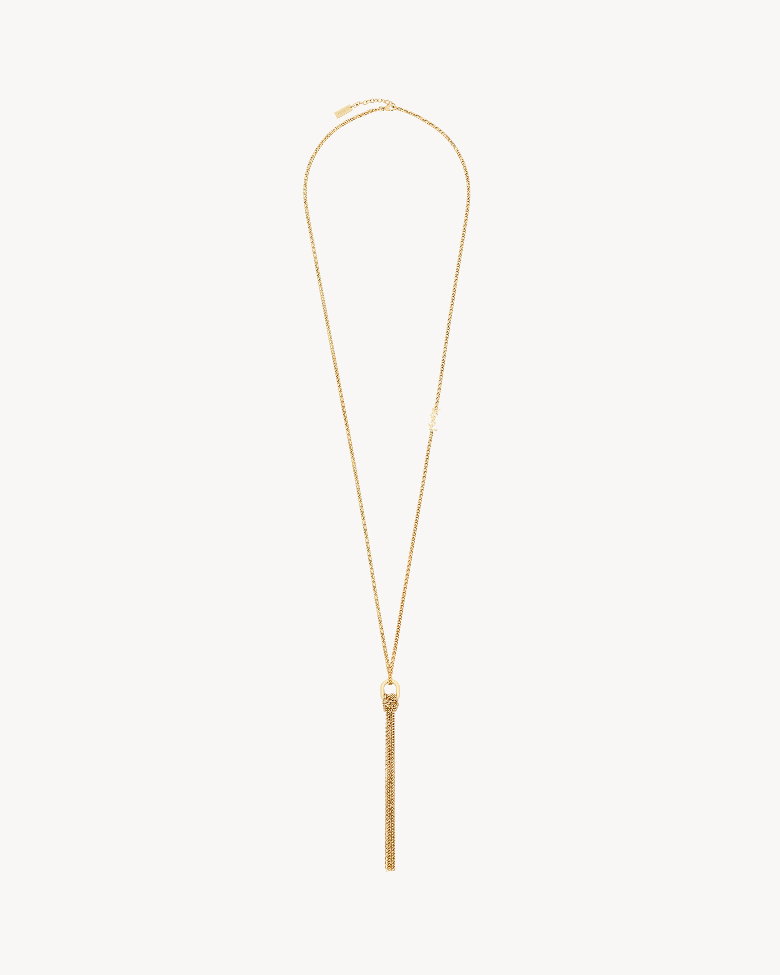 CASSANDRE collier à pompon en métal