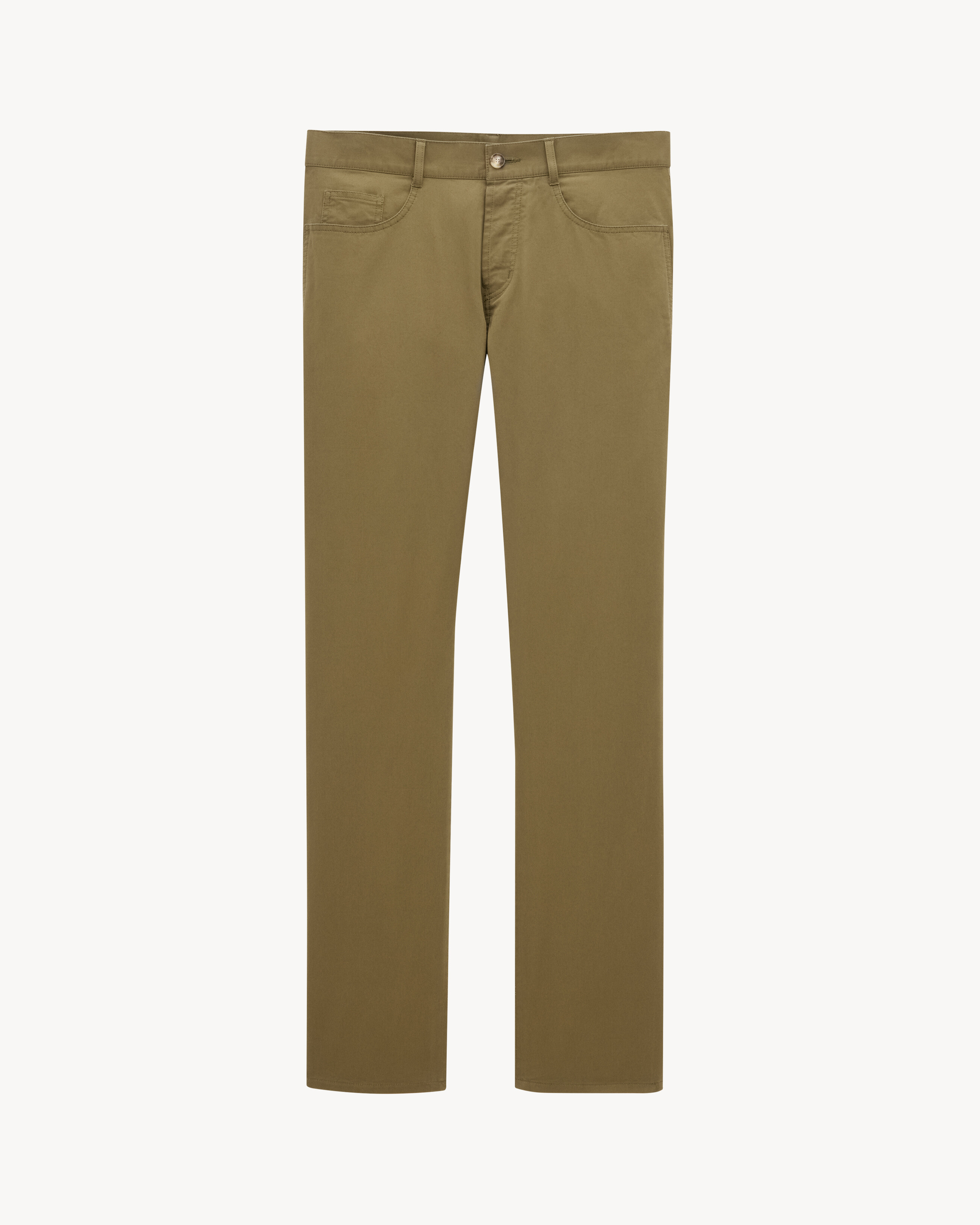 Pantalon relaxed slim en coton
