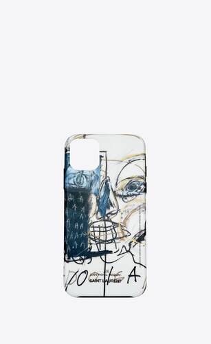 iphone 11 pro case with a jean-michel basquiat print