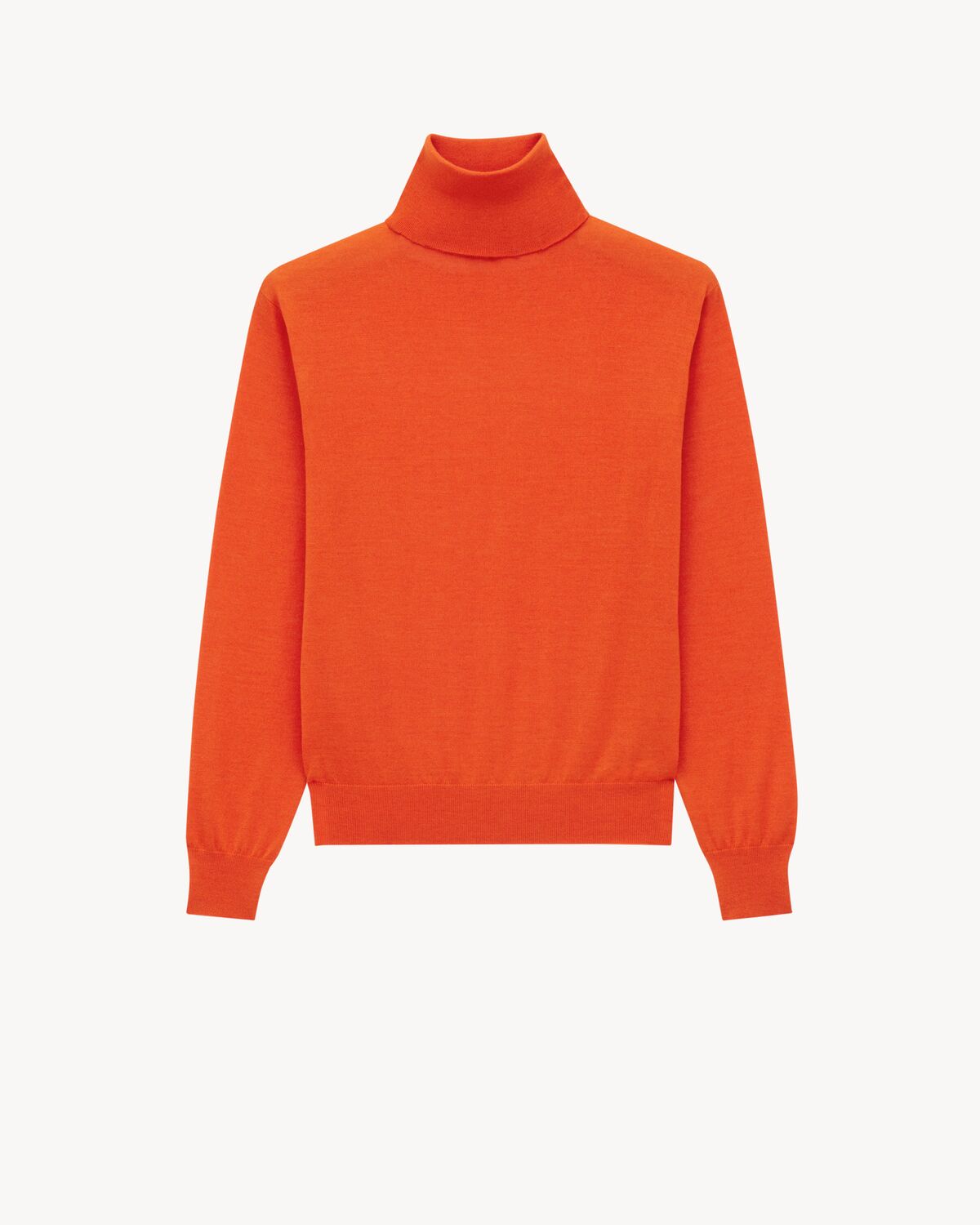 turtleneck sweater in cashmere, wool and silk