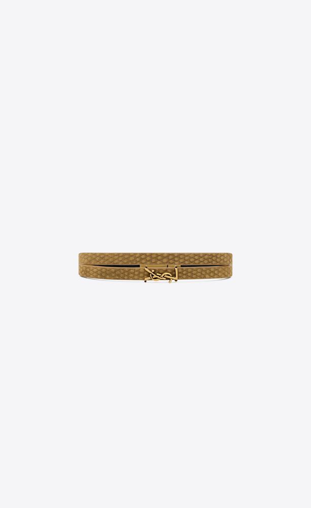 cassandre double-wrap bracelet in leather