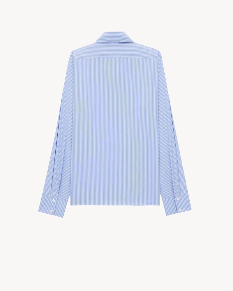 CASSANDRE shirt in striped cotton poplin