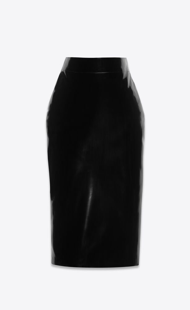 Latex Pencil Skirt Saint Laurent Lithuania Ysl Com