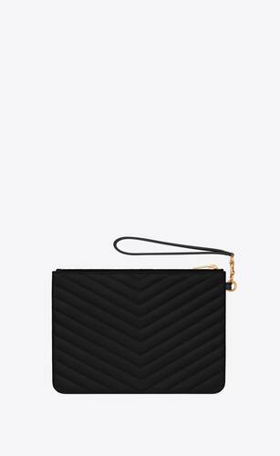 cassandre matelassé a5 pouch in quilted leather