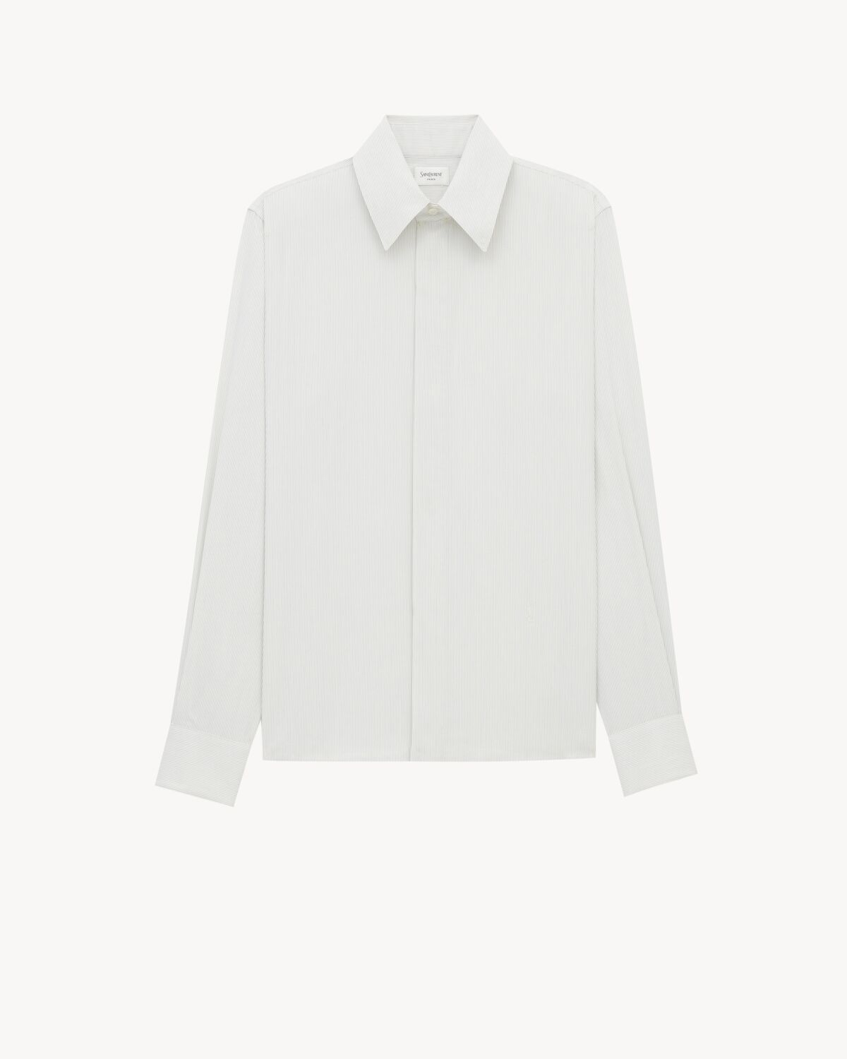 cassandre shirt in hairline-stripe cotton poplin