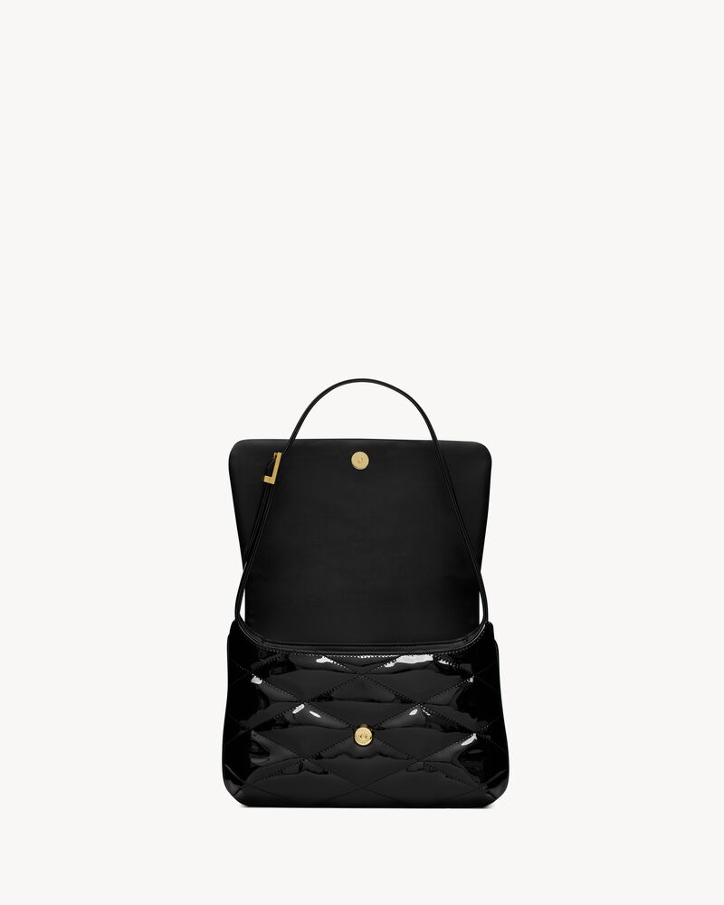 le 57 hobo bag in quilted patent