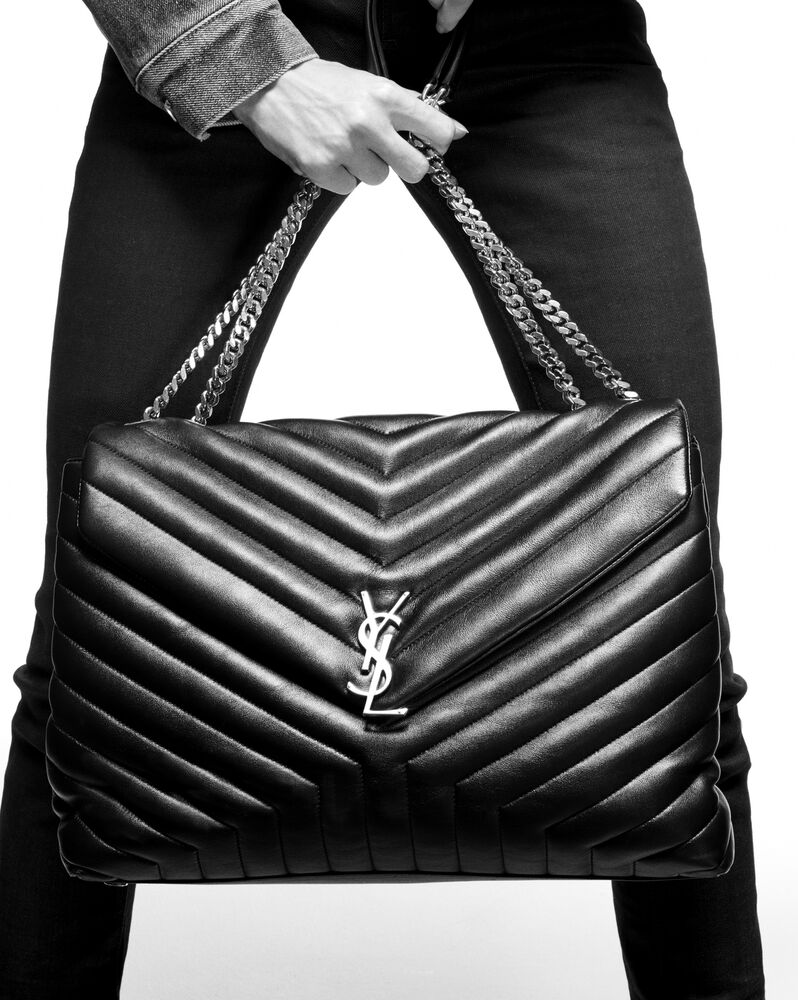 MEDIUM LOULOU IN QUILTED LEATHER, Saint Laurent