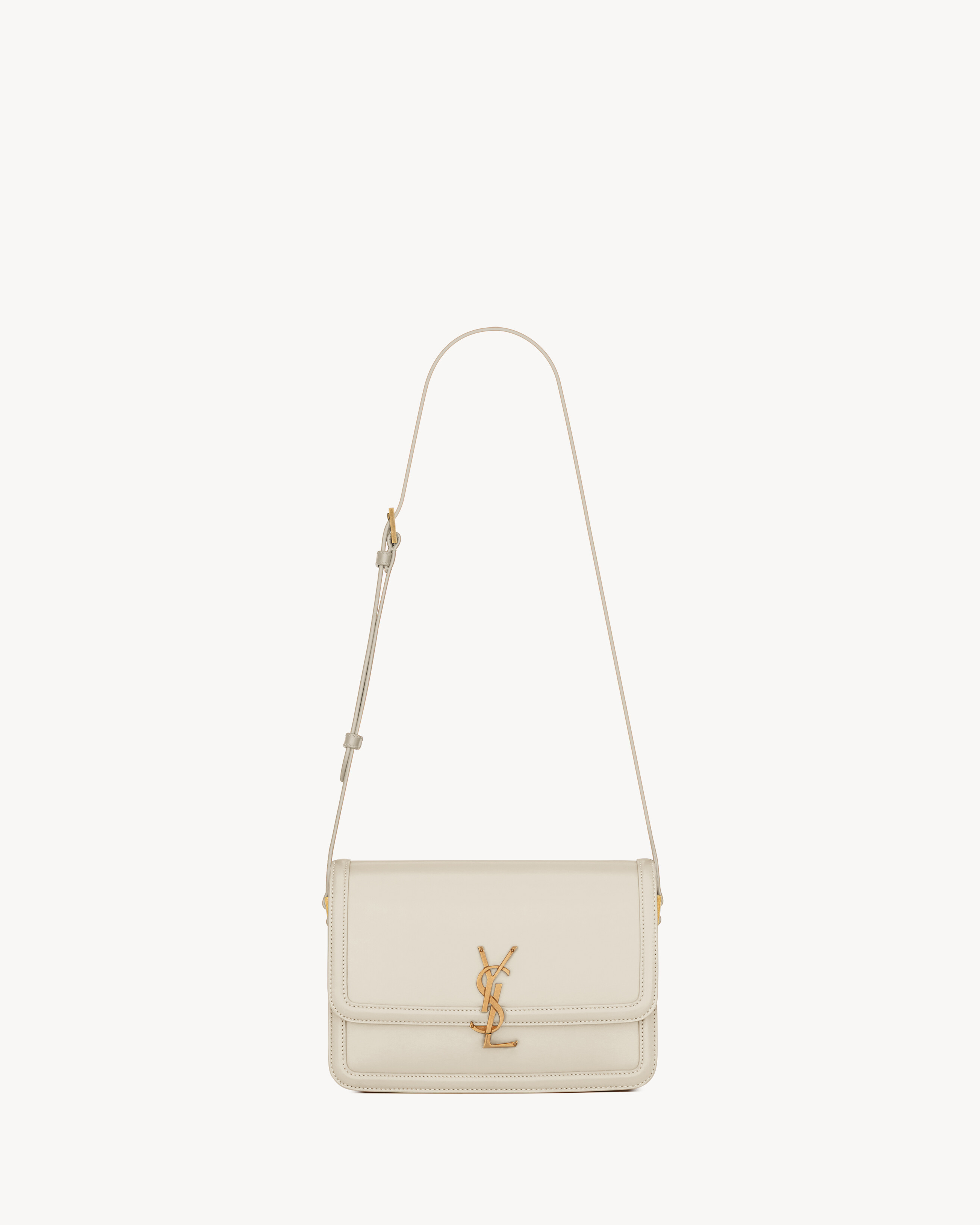 SAINT LAURENT Soft Ultracalfskin Monogram Medium Solferino Satchel