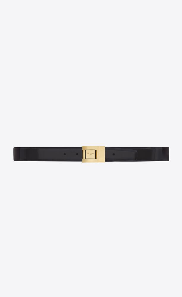 male buckle belt in brushed leather