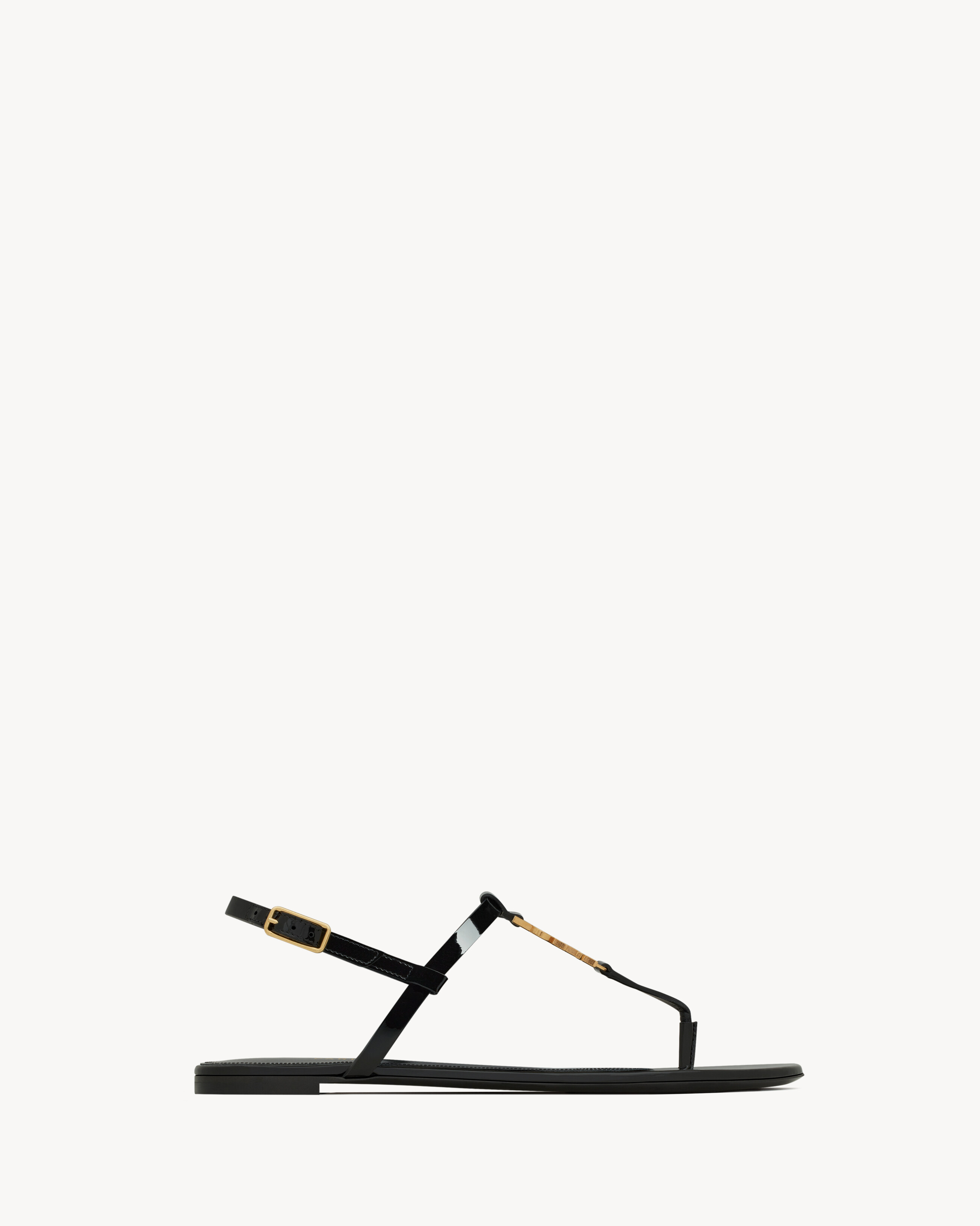 Cassandra sandals in patent leather