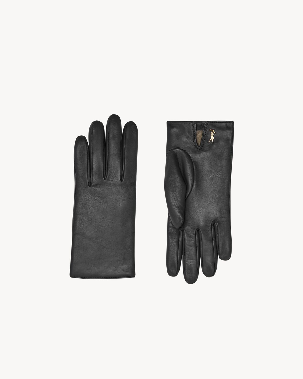 Gants courts Cassandre en cuir d’agneau