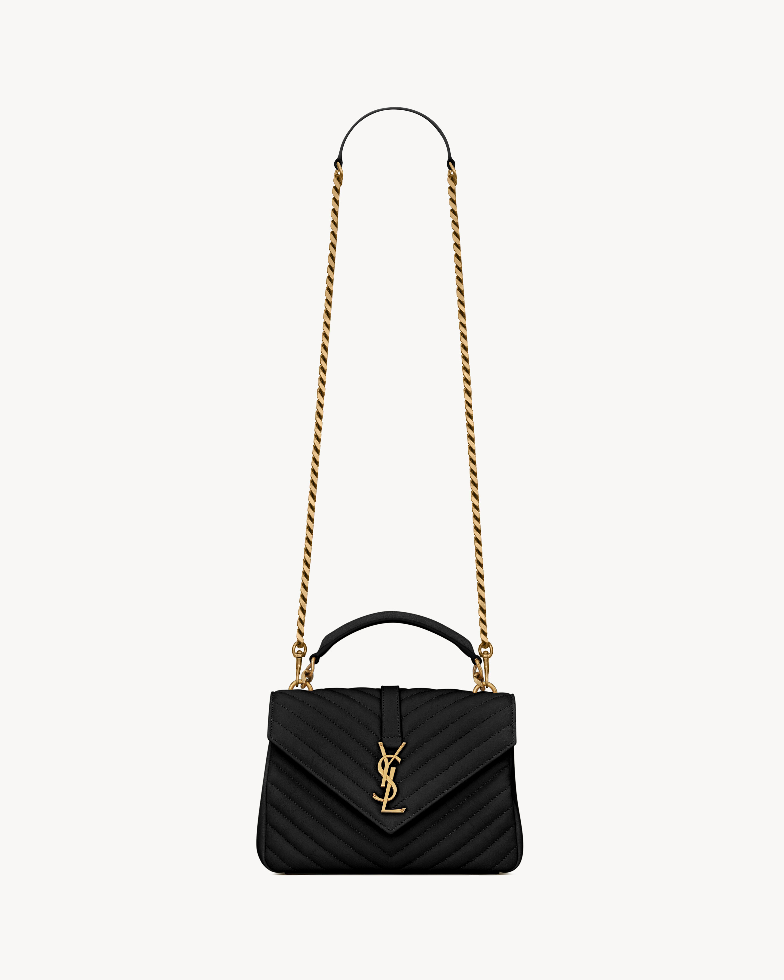 COLLEGE MEDIUM IN QUILTED LEATHER