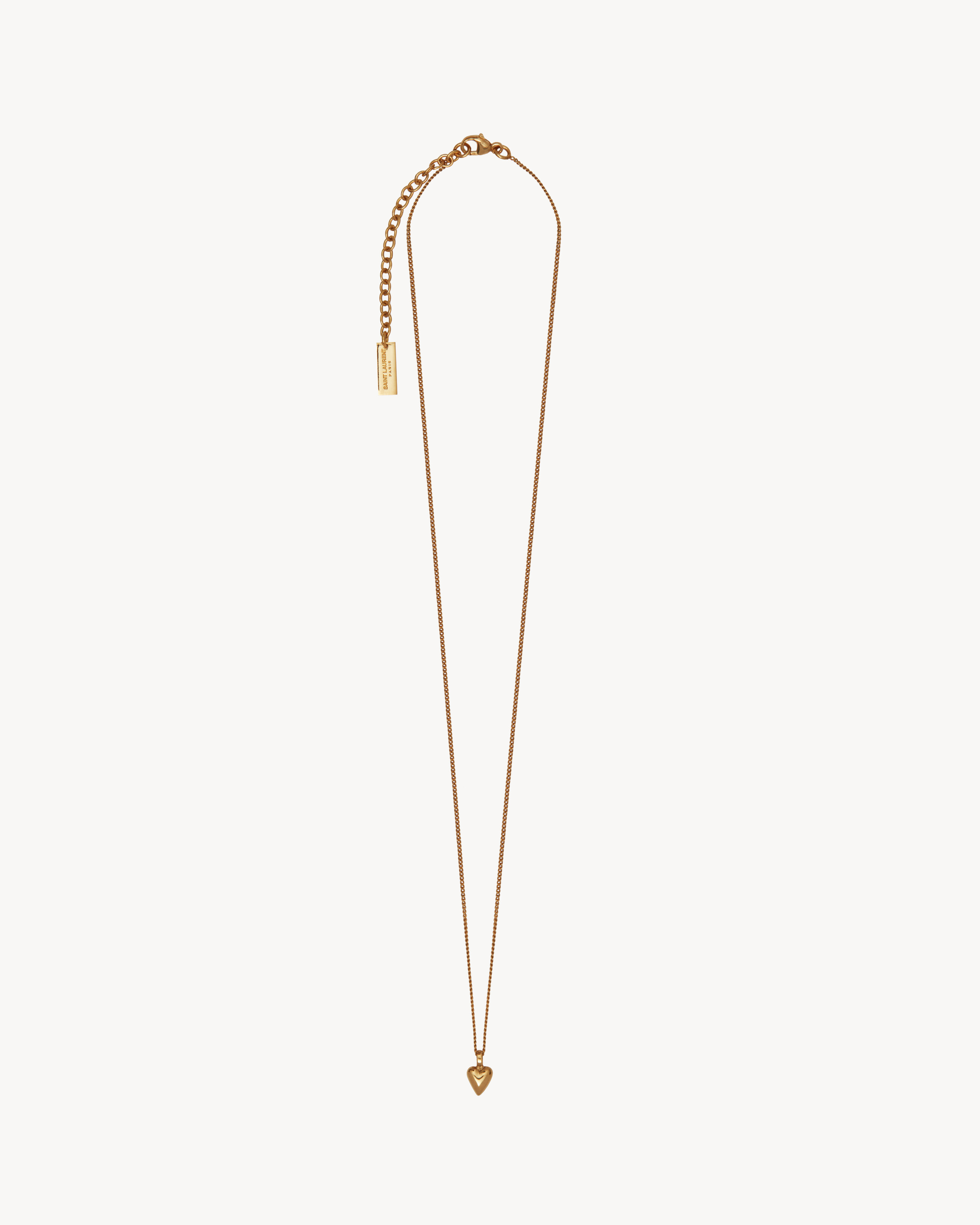 Ysl heart necklace Clearance