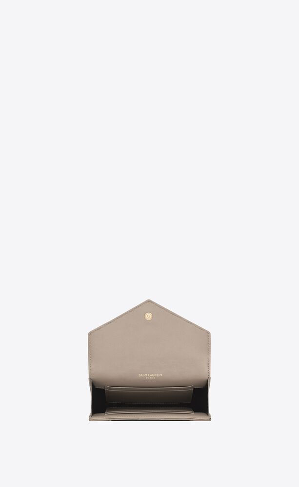 cassandre matelassé small envelope wallet in lambskin