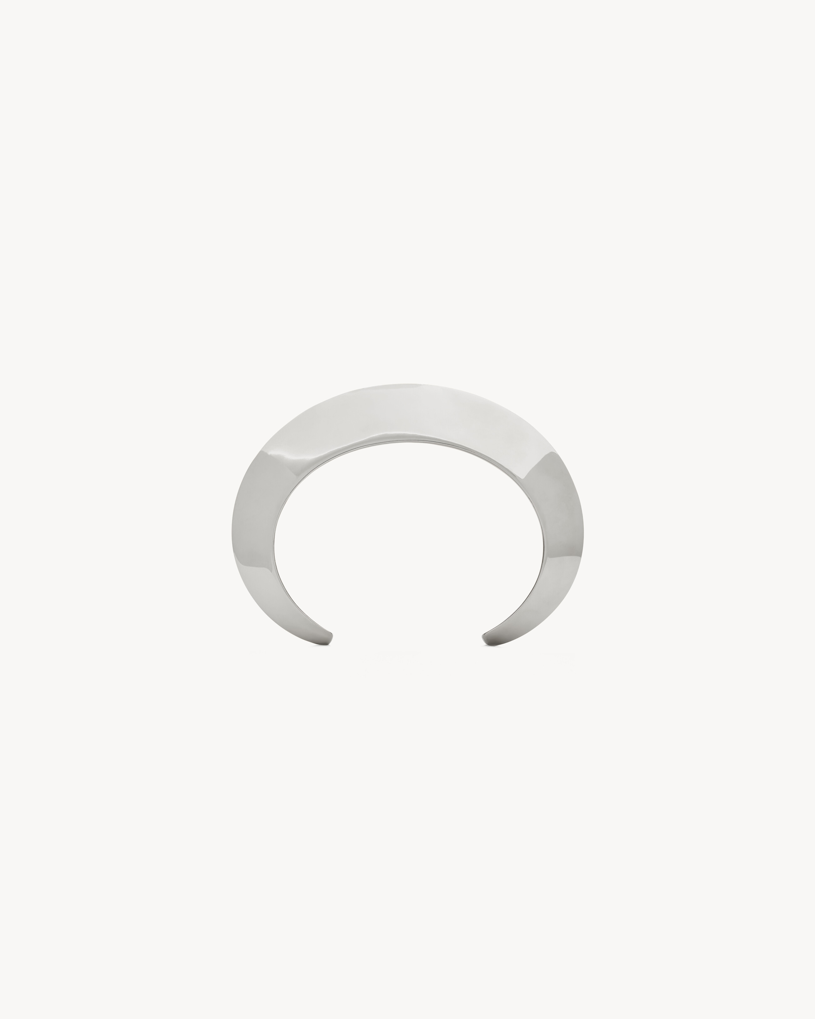 Bracciale a polsino lamellato in metallo