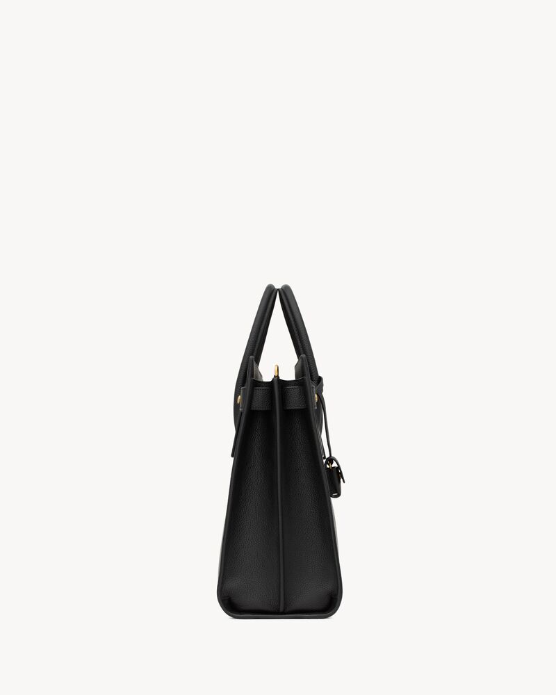 sac de jour thin large bag in grained leather