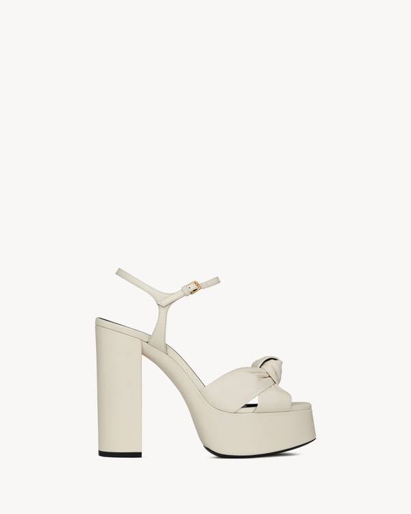 【Saint Laurent】レザービアンカプラットフォームサンダル 85 Bianca Platform Sandal 85mm | SAINT LAURENT | elysewalker