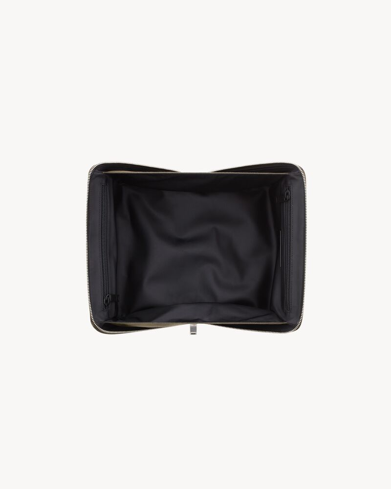 SAINT LAURENT PARIS vanity case in cotton