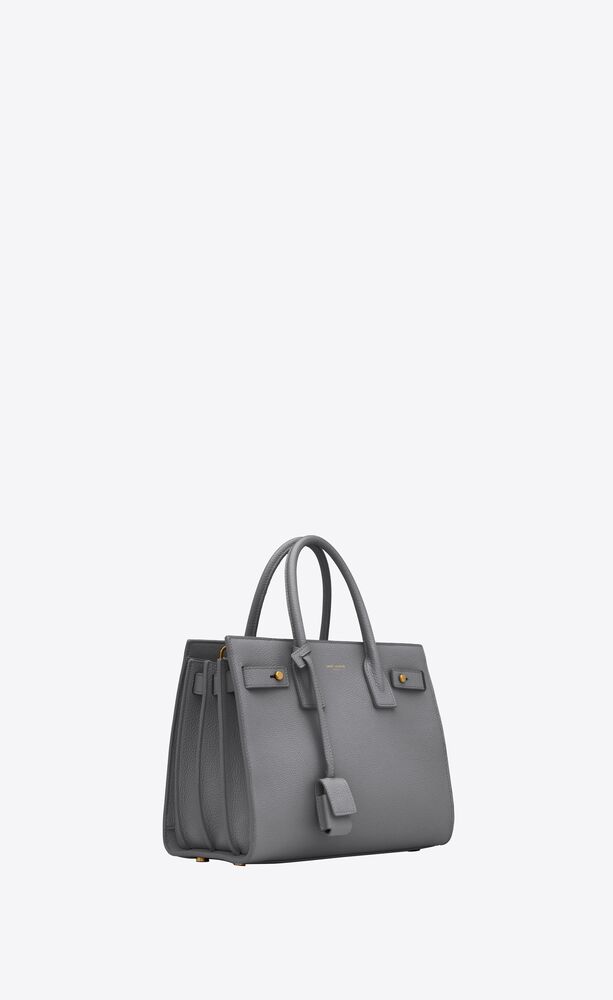 YSL Grey Sac De Jour Souple Baby Bag – The Closet