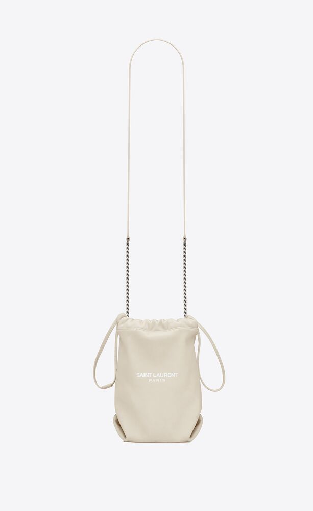 Teddy Small Bucket In Lambskin Saint Laurent South Korea Ysl Com