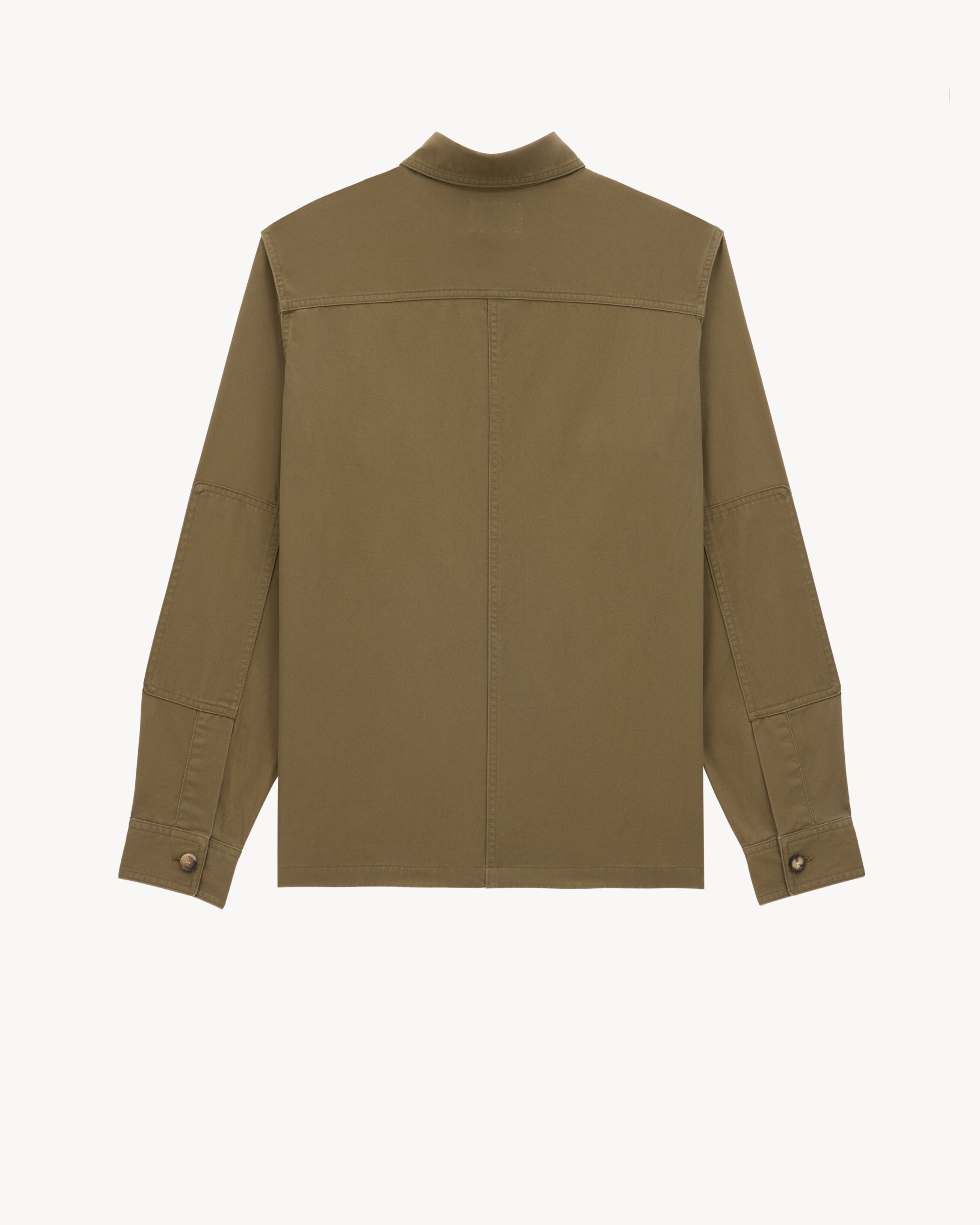 overshirt in cotton twill