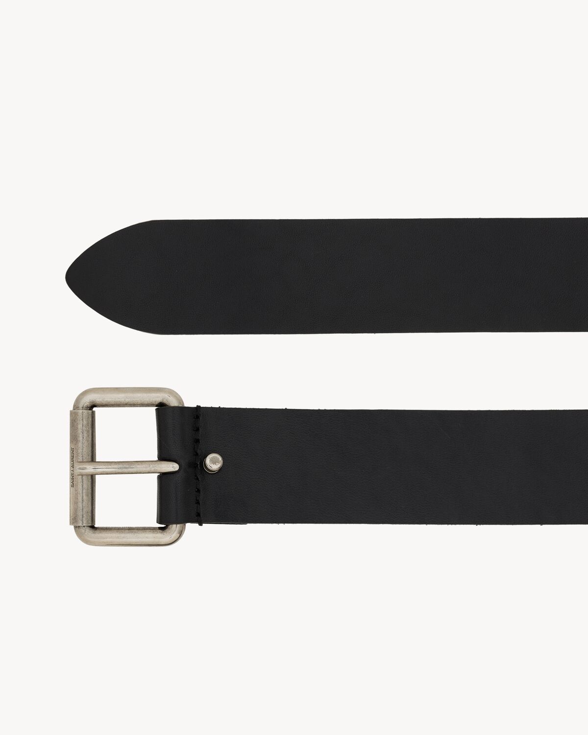 MOTORCYCLE belt in vegetable-tanned leather