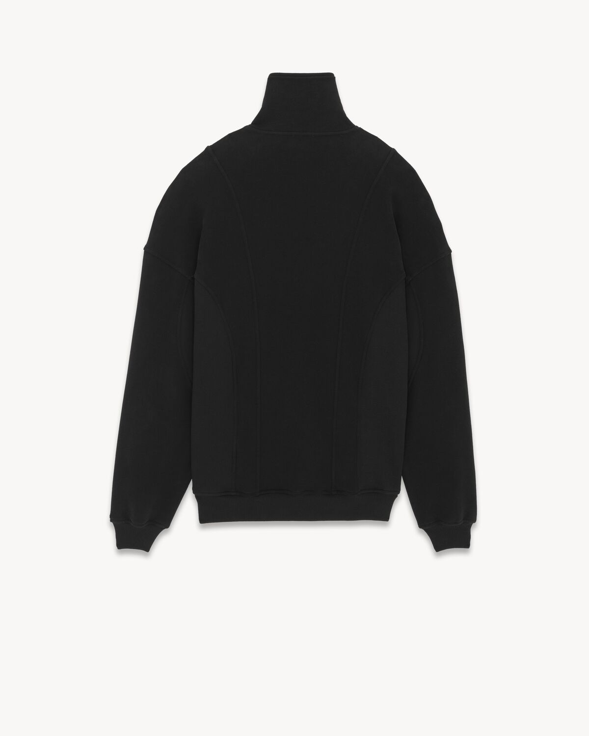 saint laurent half-zip sweatshirt