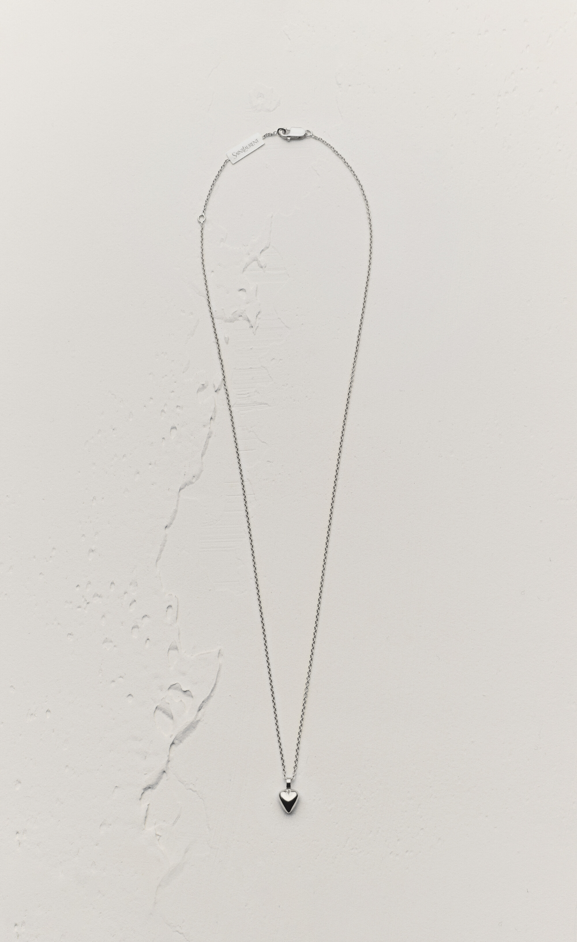 YSL Yves Saint Laurent Logo Necklace 18K