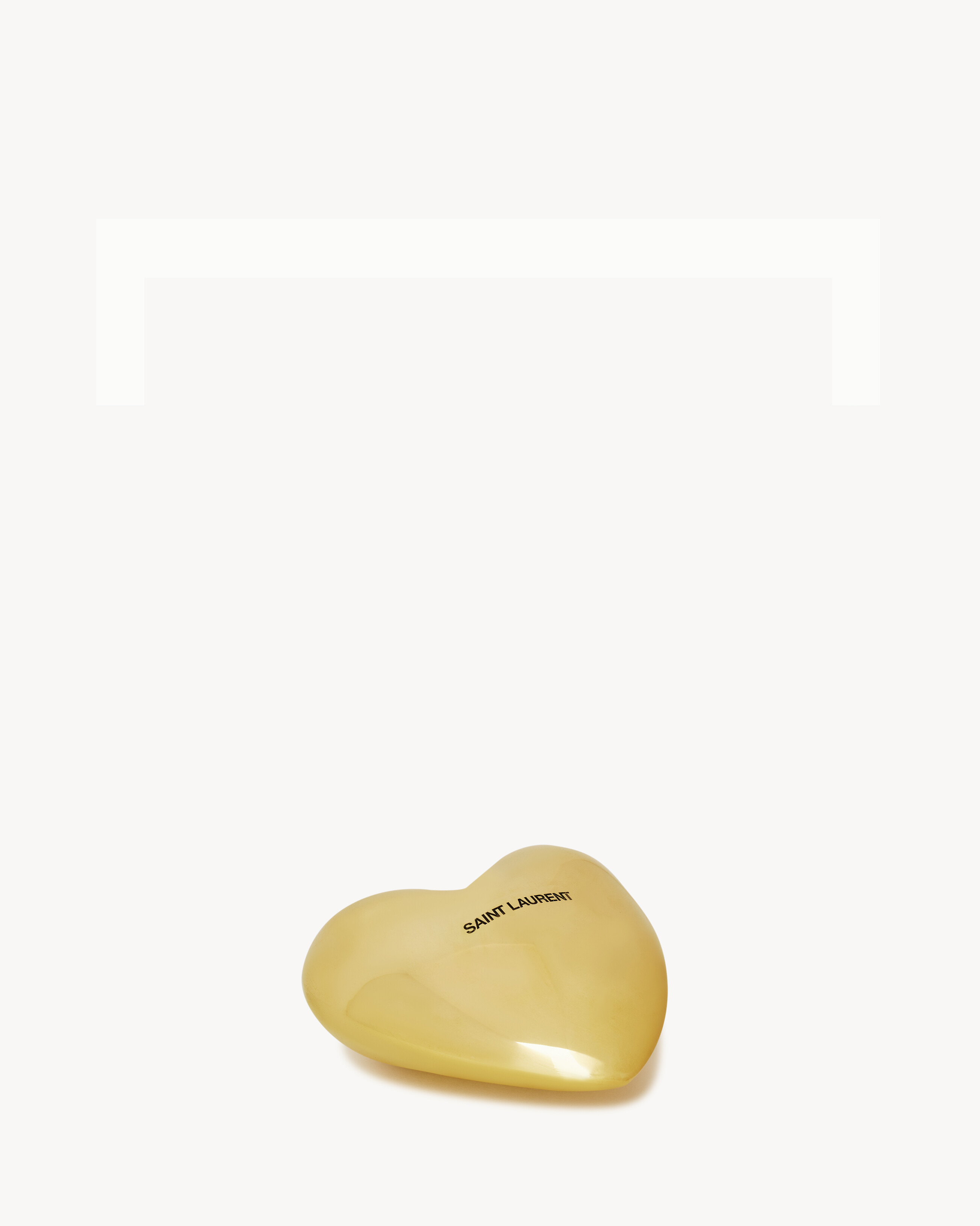 HEART PAPERWEIGHT IN BRASS