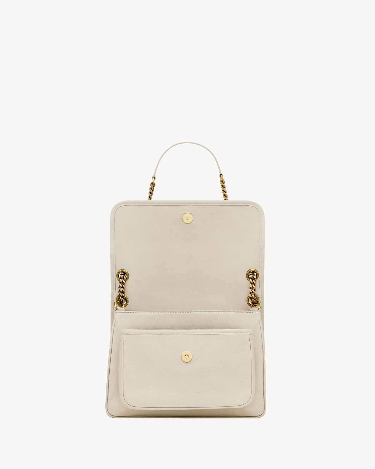 생로랑 그레인드 램스킨 니키 미디엄 숄더백 633178AACYT9207