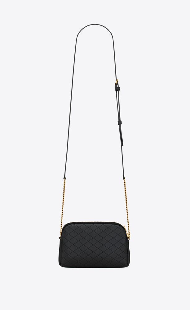 Gaby zipped pouch in quilted lambskin | Saint Laurent | YSL.com