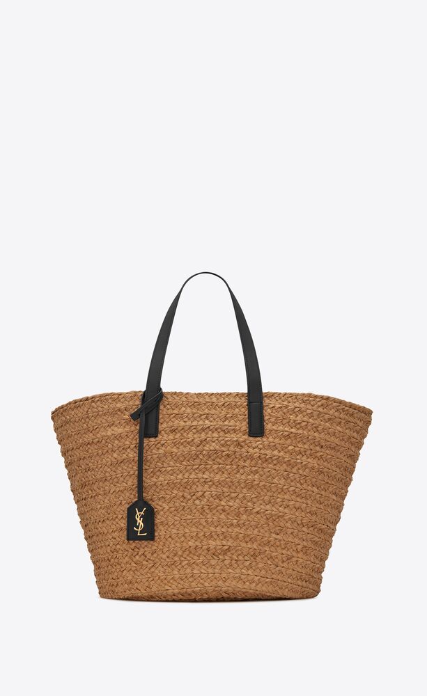 Panier Medium Bag In Raffia Saint Laurent United States Ysl Com