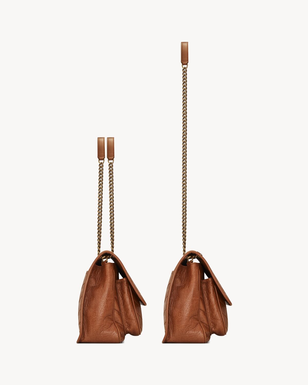 생로랑 빈티지 가죽 니키 미디엄 숄더백 6331581YG072522