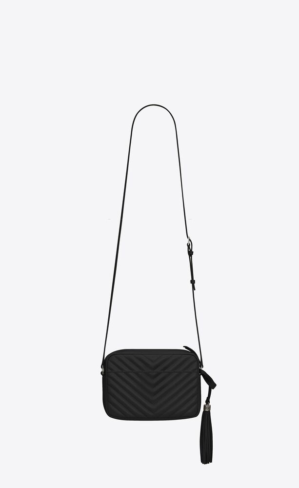 Yves Saint Laurent (YSL) Black Lou Camera Bag (RRP £1,400)