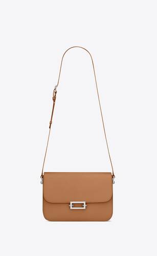 le pavé satchel in smooth leather