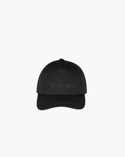 SAINT LAURENT cap in gabardine | Saint Laurent | YSL EN